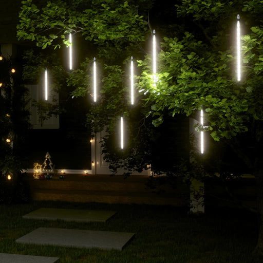 Lumini de meteoriți 8 buc. alb rece 30 cm 192 LED-uri int./ext. - WALTI WALTI