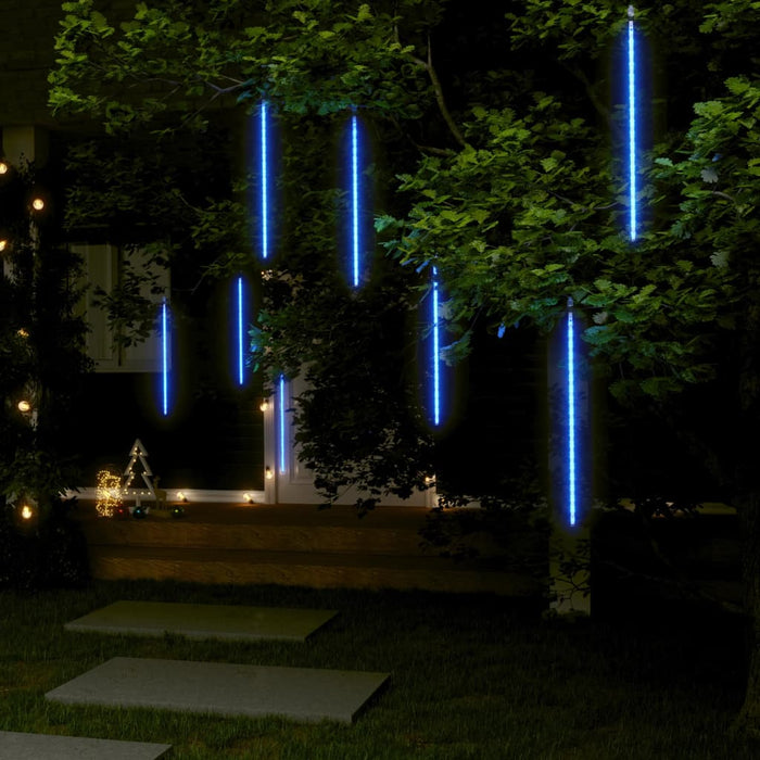 Lumini de meteoriți 8 buc. albastru 50 cm 288 LED-uri int./ext. WALTI