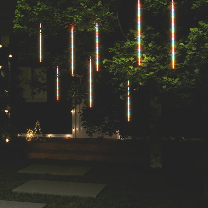 Lumini de meteoriți 8 buc. colorat 50 cm 288 LED-uri int./ext. WALTI
