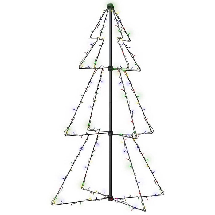 Brad Crăciun conic, 78x120 cm, 160 LED-uri, interior & exterior - WALTI WALTI