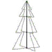Brad Crăciun conic, 78x120 cm, 160 LED-uri, interior & exterior - WALTI WALTI
