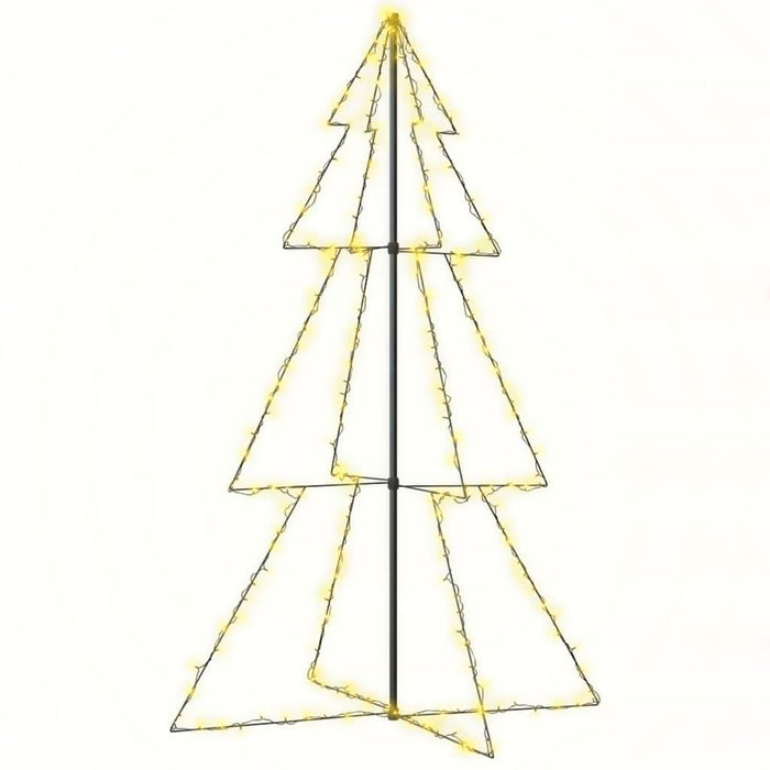 Brad Crăciun conic 240 LED-uri, 118x180 cm, interior & exterior WALTI