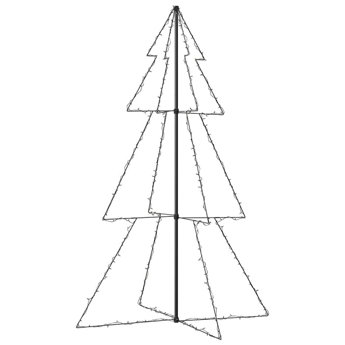 Brad Crăciun conic 240 LED-uri, 118x180 cm, interior & exterior WALTI