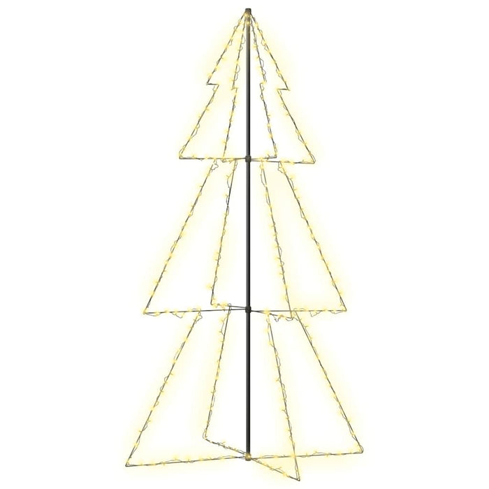 Brad Crăciun conic, 300 LED-uri, 120x220 cm, interior&exterior - WALTI WALTI