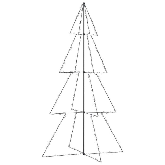 Brad Crăciun conic 360 LED-uri, 143x250 cm, interior & exterior - WALTI WALTI