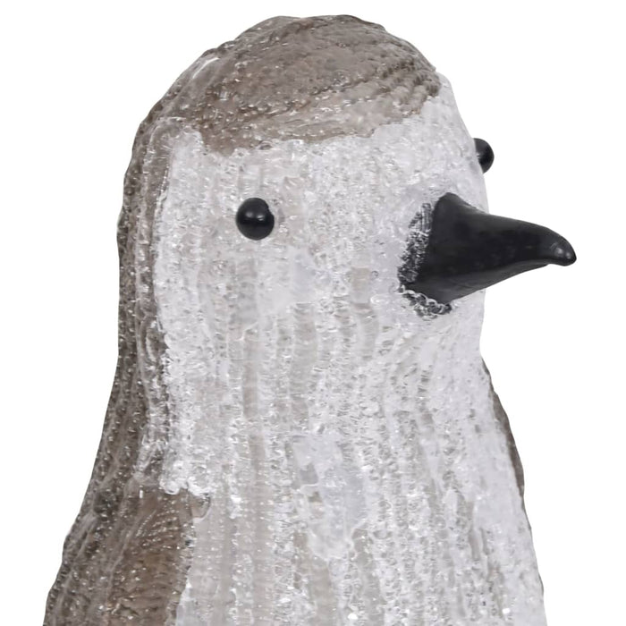 Figurină pinguin de Crăciun cu LED 30cm acril interior/exterior - WALTI WALTI