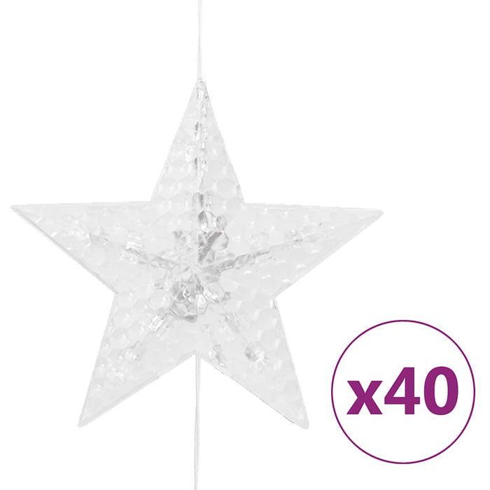 Instalație lumini tip perdea stele 200 LED multicolor 8 funcții - WALTI WALTI