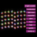 Instalație lumini tip perdea stele 200 LED multicolor 8 funcții - WALTI WALTI