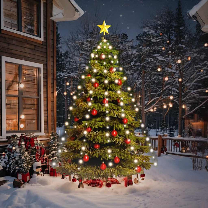 Instalație brad de Crăciun cu 180 LED-uri alb rece 180 cm - WALTI WALTI
