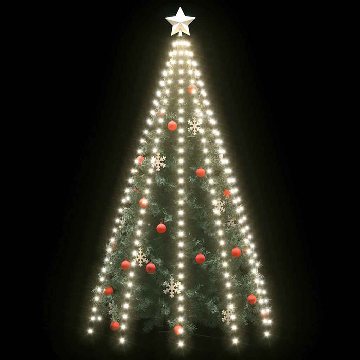 Instalație brad de Crăciun cu 300 LED-uri, alb rece, 300 cm - WALTI WALTI