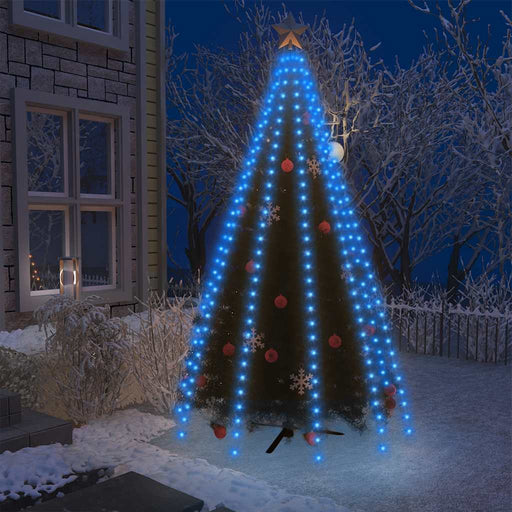 Instalație pom de Crăciun cu 300 LED-uri albastru 300 cm - WALTI WALTI