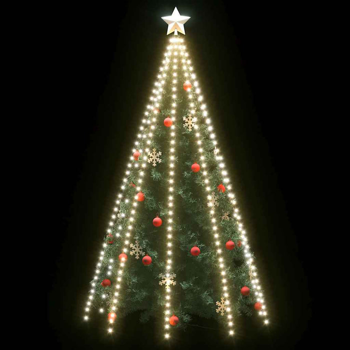 Instalație brad de Crăciun cu 400 LED-uri alb rece 400 cm - WALTI WALTI