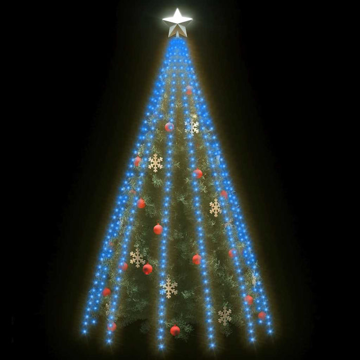 Instalație brad 500 LED-uri albastru 500 cm interior/exterior - WALTI WALTI