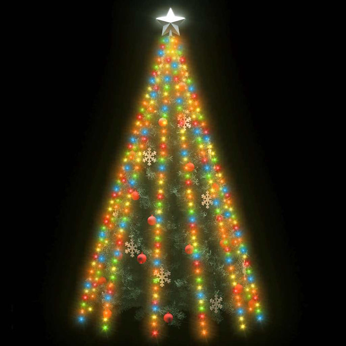 Instalație brad 500 LED-uri multicolor 500 cm interior/exterior - WALTI WALTI
