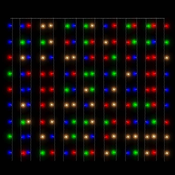 Instalație lumini tip perdea 300 LED multicolor 3x3 m 8 funcții - WALTI WALTI