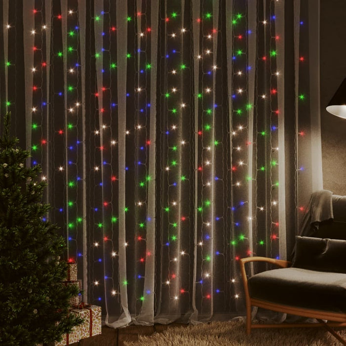 Instalație lumini tip perdea 300 LED multicolor 3x3 m 8 funcții - WALTI WALTI