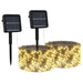 Lumini solare, 2 buc, 2x200, LED, alb cald, interior exterior - WALTI WALTI