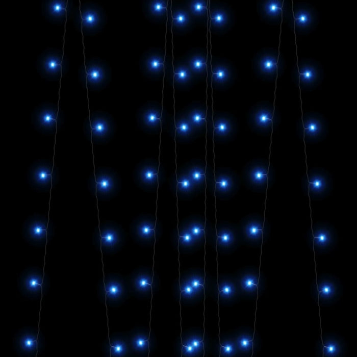 Instalație de lumini solare, 2 buc.x200 LED albastru int/ext - WALTI WALTI