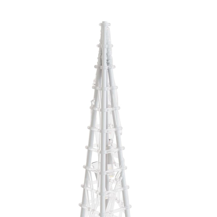 Set conuri decorative cu LED-uri, alb rece, 60/90/120 cm, acril - WALTI WALTI