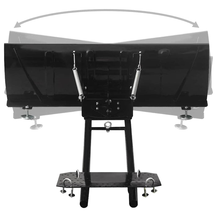 Plug de zăpadă pentru ATV, negru, 115x38 cm WALTI