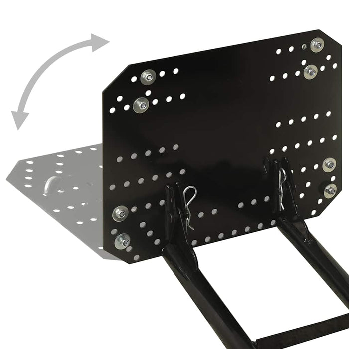 Plug de zăpadă pentru ATV, negru, 115x38 cm WALTI