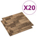 Carpetă pentru podea 20 pcs Maro 50 x 50 cm PP - WALTI WALTI