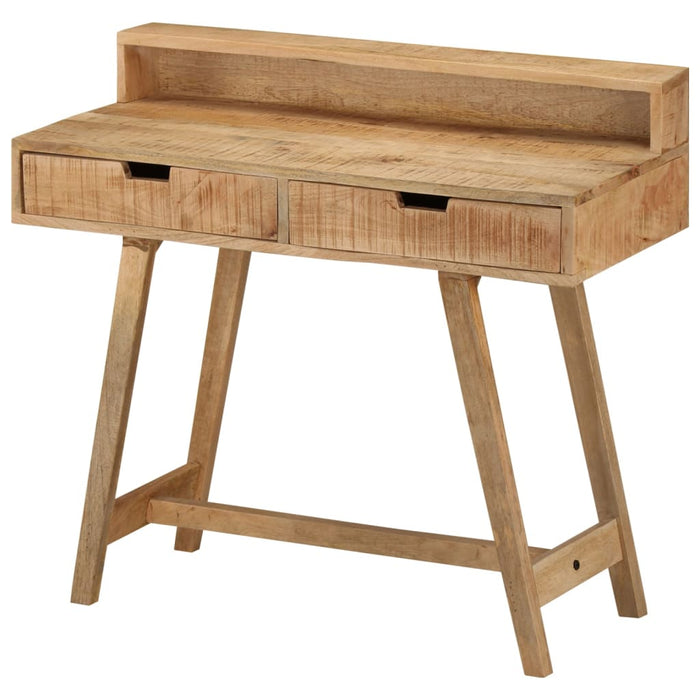 Birou, 100x45x90 cm, lemn de mango nefinisat - WALTI WALTI