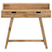 Birou, 100x45x90 cm, lemn de mango nefinisat - WALTI WALTI