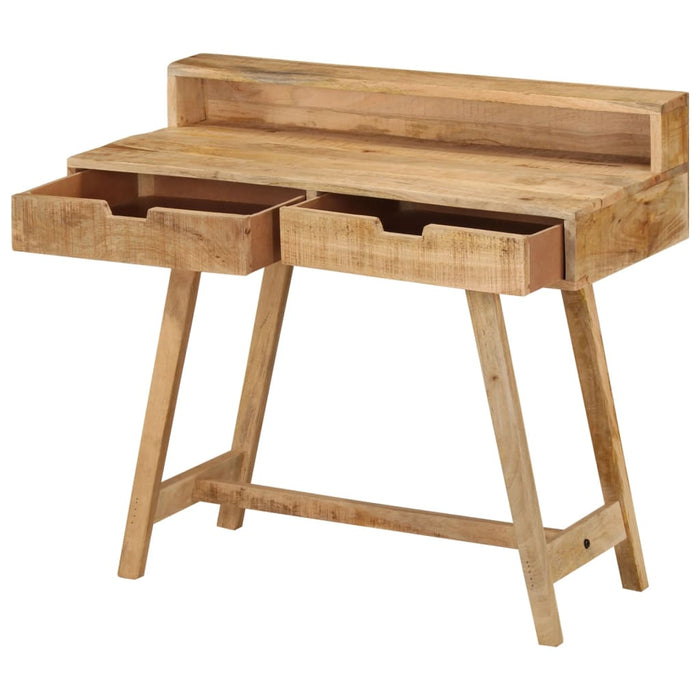 Birou, 100x45x90 cm, lemn de mango nefinisat - WALTI WALTI