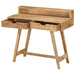 Birou, 100x45x90 cm, lemn de mango nefinisat - WALTI WALTI