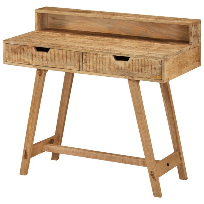 Birou, 100x45x90 cm, lemn de mango nefinisat - WALTI WALTI