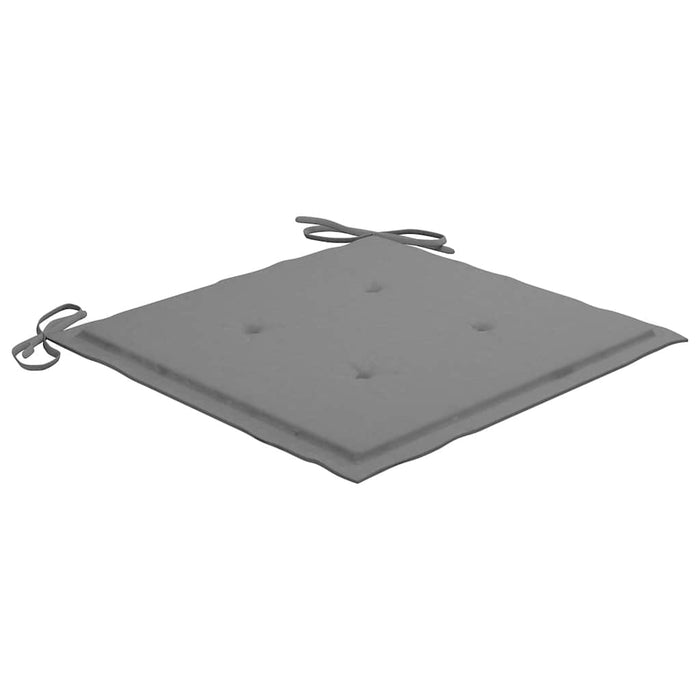 Scaune grădină pliabile cu perne, 4 buc, lemn masiv tec - WALTI WALTI