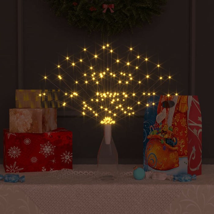 Lampă cu artificii de Crăciun, 140 LED-uri, alb cald, 20 cm - WALTI WALTI