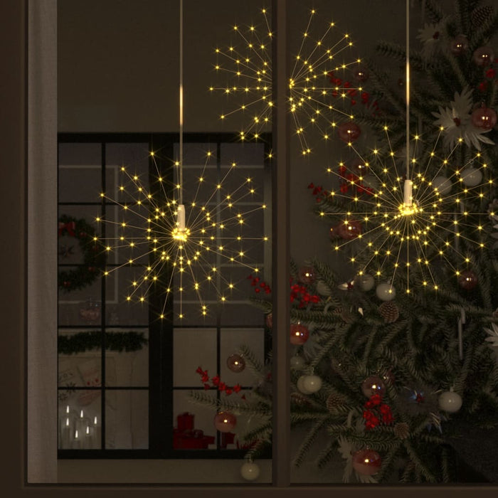 Lampă cu artificii de Crăciun, 140 LED-uri, alb cald, 20 cm - WALTI WALTI