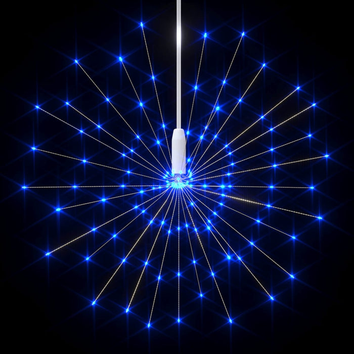 Lampă cu artificii de Crăciun, 140 LED-uri, albastru, 20 cm - WALTI WALTI