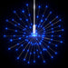 Lampă cu artificii de Crăciun, 140 LED-uri, albastru, 20 cm - WALTI WALTI