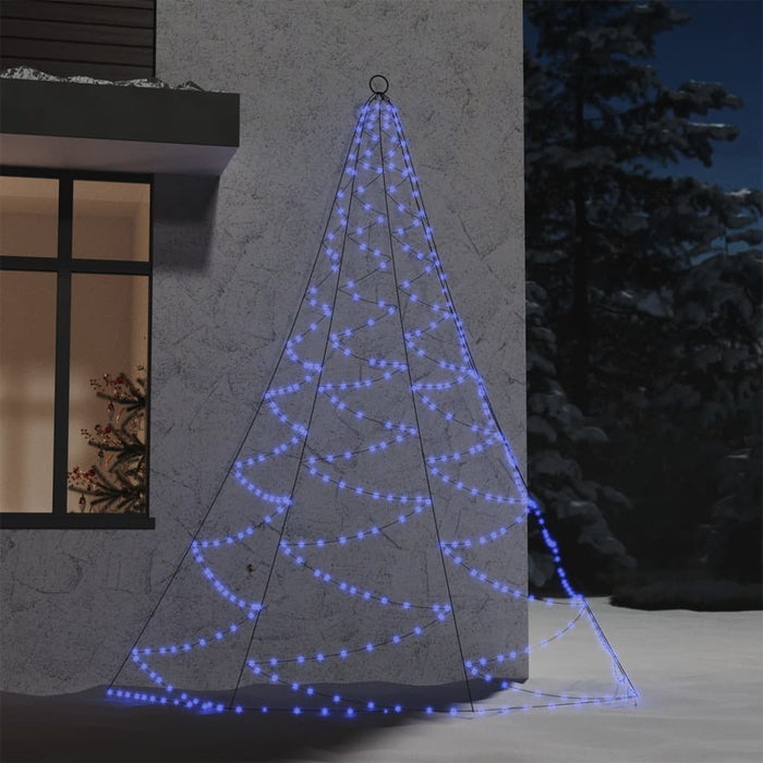 Brad de perete cârlig metalic albastru 260 LED 3 m int/exterior - WALTI WALTI
