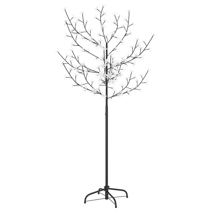 Pom de Crăciun, 120 LED-uri alb cald, flori de cireș, 150 cm - WALTI WALTI