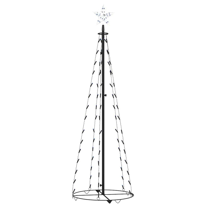 Decorațiune Crăciun brad conic, 70 LED-uri, albastru, 50x120 cm WALTI