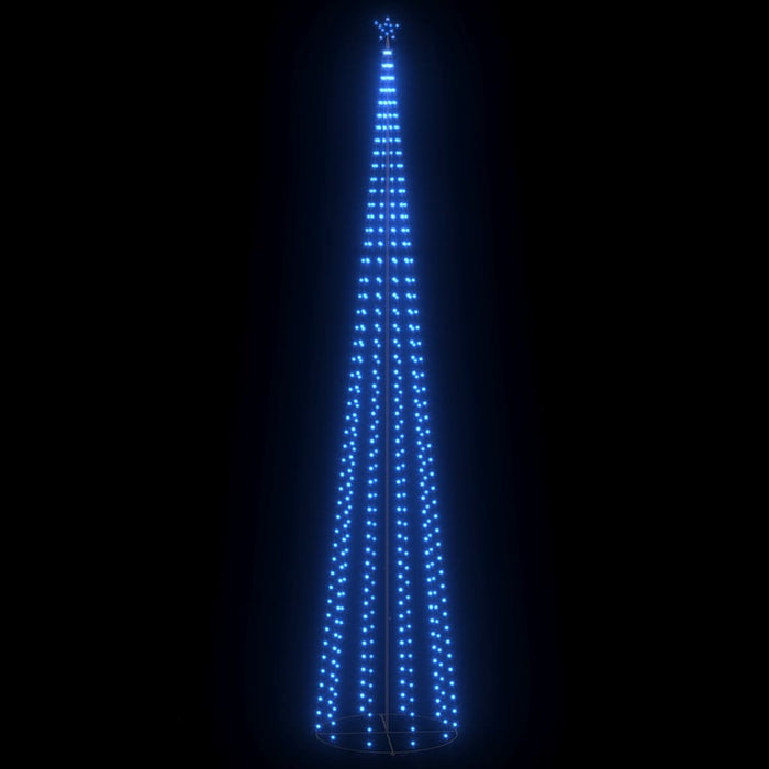 Decorațiune brad Crăciun conic 752 LED-uri albastru 160x500 cm - WALTI WALTI