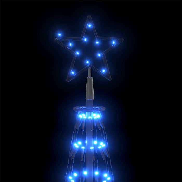 Decorațiune brad Crăciun conic 752 LED-uri albastru 160x500 cm - WALTI WALTI