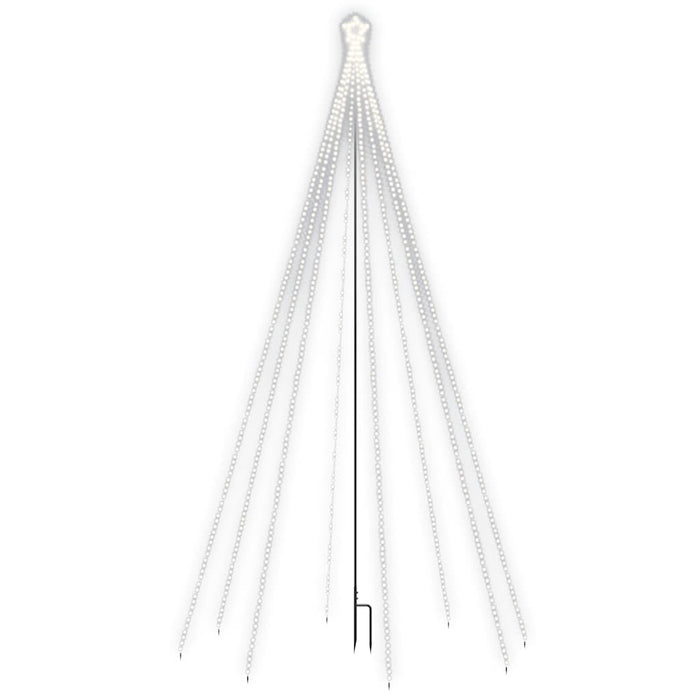 Cascadă lumini pom Crăciun interior/exterior 400 LED-uri 2,5 m - WALTI WALTI