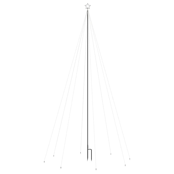 Cascadă lumini pom Crăciun interior/exterior 400 LED-uri 2,5 m - WALTI WALTI