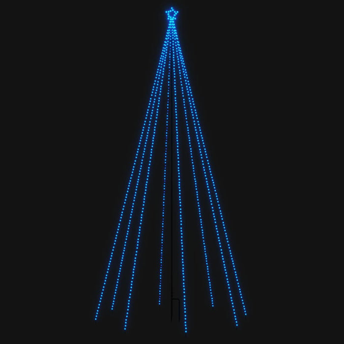 Pom de Crăciun LED Interioară Exterior 576LED-uri Albastru 3,6m - WALTI WALTI