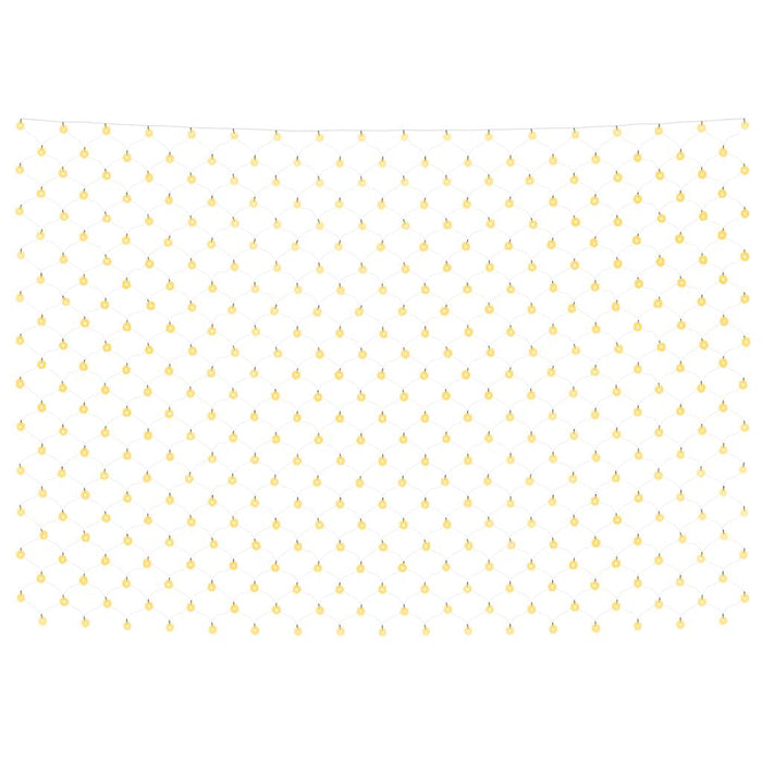 Plasă luminoasă de Crăciun, alb cald, 3x2 m, 204 LED, int/ext - WALTI WALTI
