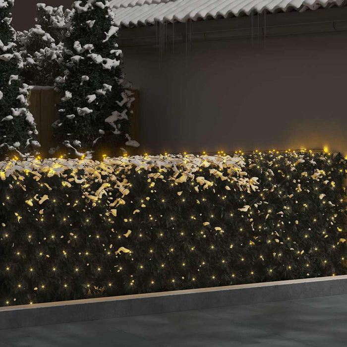 Plasă luminoasă de Crăciun, alb cald, 3x2 m, 204 LED, int/ext - WALTI WALTI