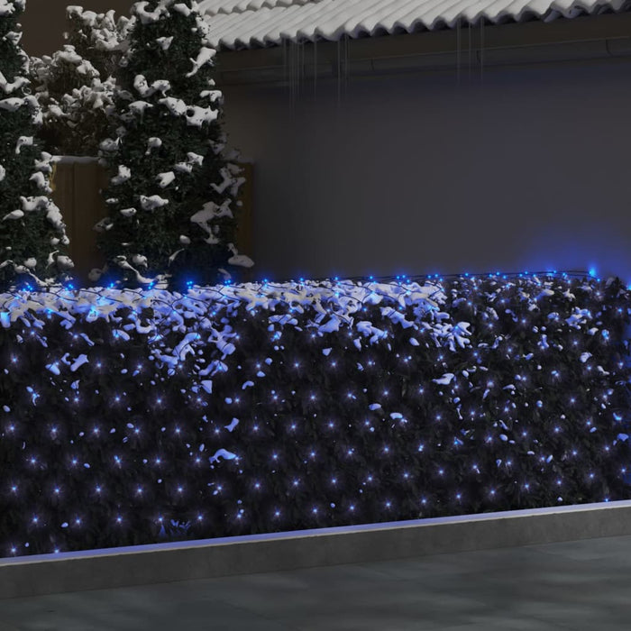 Plasă lumini de Crăciun 204 LED-uri, albastru, 3x2 m, int./ext. - WALTI WALTI