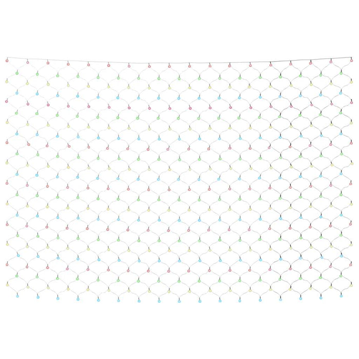 Plasă lumini de Crăciun 204 LED-uri colorată 3x2 m, int./ext. - WALTI WALTI