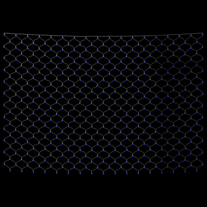 Plasă lumini Crăciun, albastru 3x3 m, 306 LED interior/exterior - WALTI WALTI