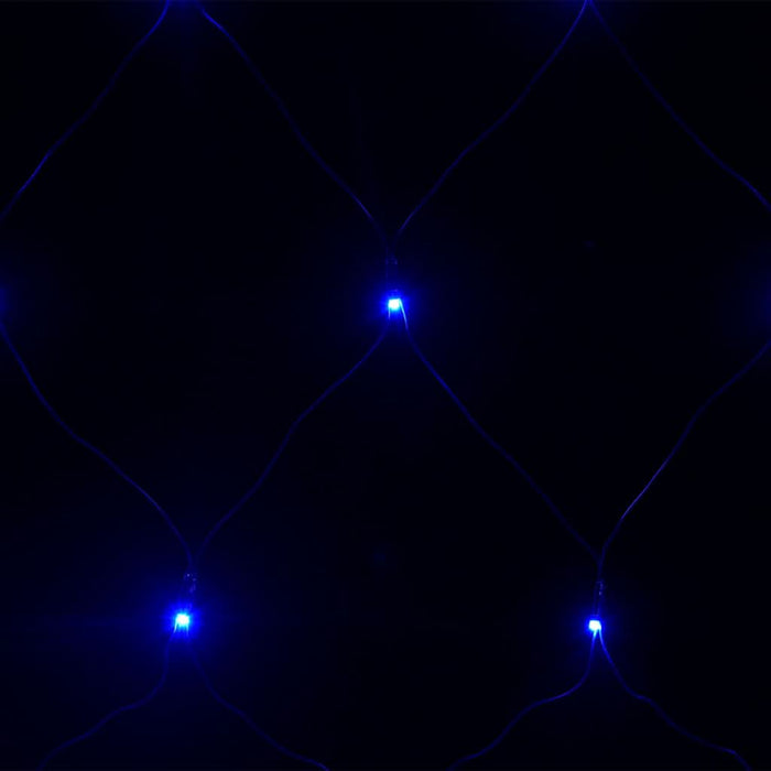 Plasă lumini Crăciun, albastru 3x3 m, 306 LED interior/exterior - WALTI WALTI
